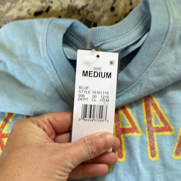 Women's Def Leppard Short Sleeve Graphic T-Shirt - Blue M - Picture 3 of 13